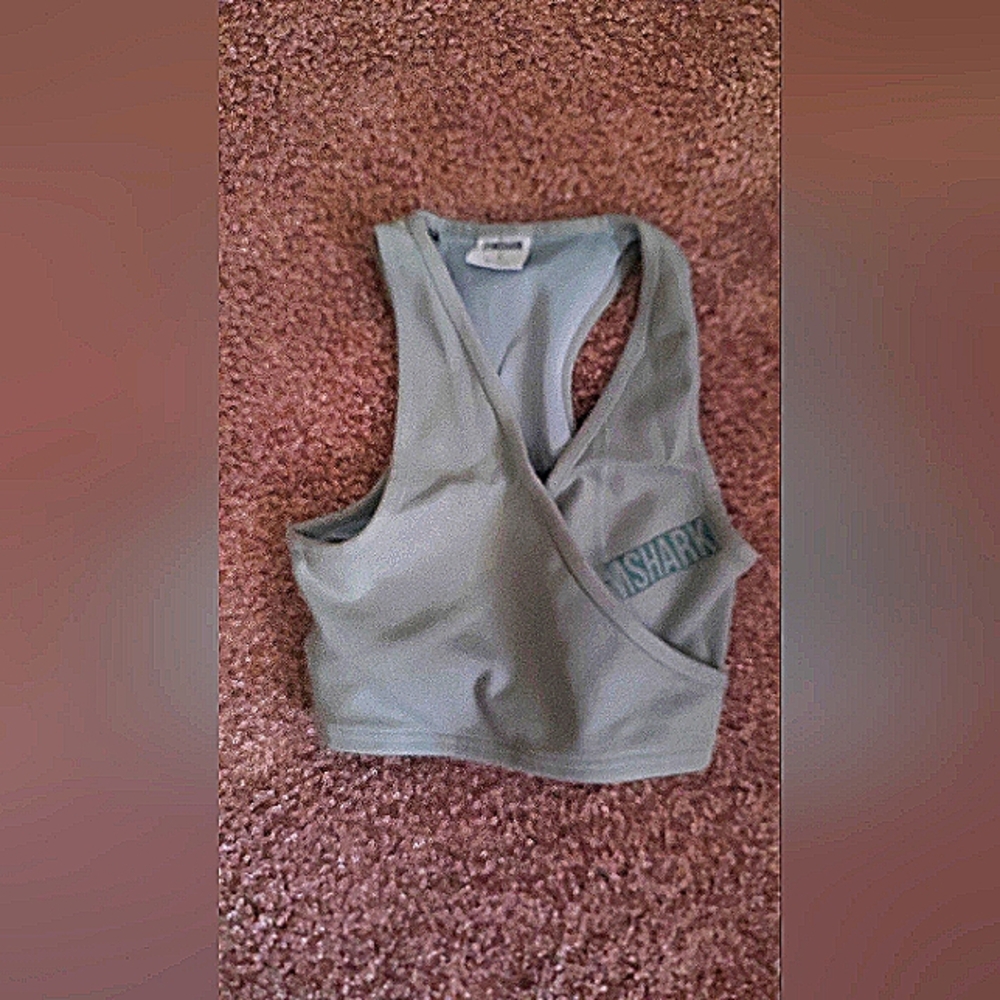 Gymshark Women’s  Training Cross Vest  Tank Top Shirt Size S Stretch